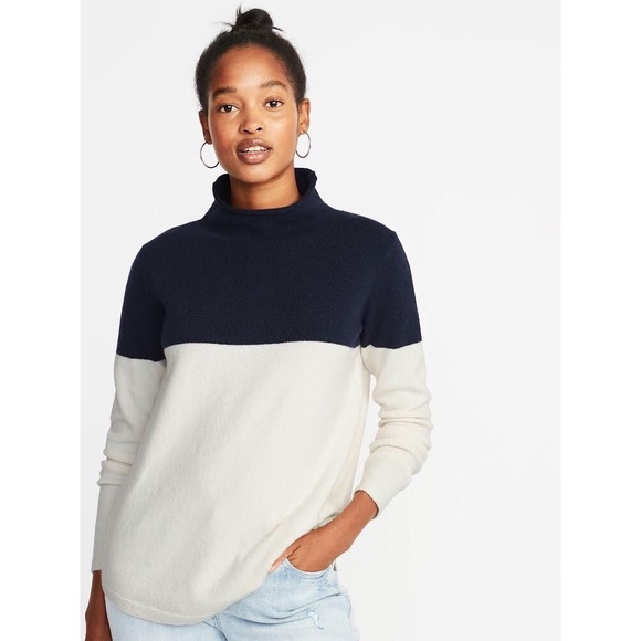 old navy color block sweater